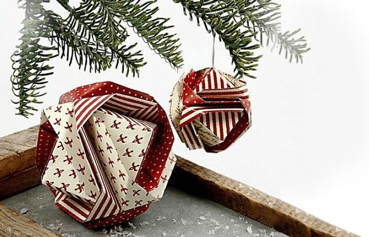 تجميع خطوة بخطوة لكرة اوريغامي للعام الجديد مع التحول