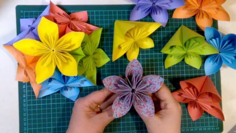 أمثلة صور Kusudama: ما هو - كيفية صنع كرة معيارية سحرية من الورق بيديك ، مخططات لتجميع زهور الأوريغامي
