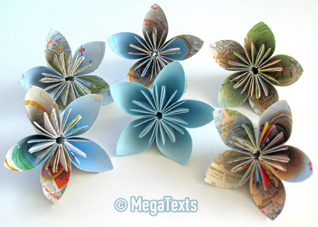 أمثلة صور Kusudama: ما هو - كيفية صنع كرة معيارية سحرية من الورق بيديك ، مخططات لتجميع زهور الأوريغامي