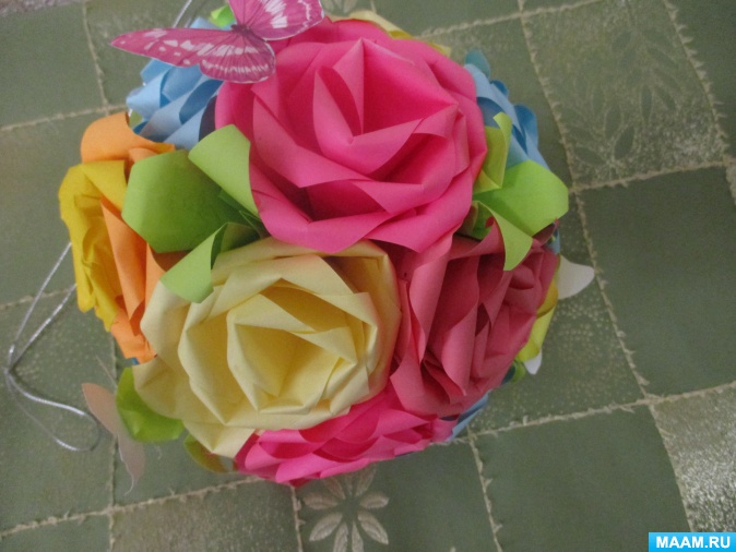 أمثلة صور Kusudama: ما هو - كيفية صنع كرة معيارية سحرية من الورق بيديك ، مخططات لتجميع زهور الأوريغامي