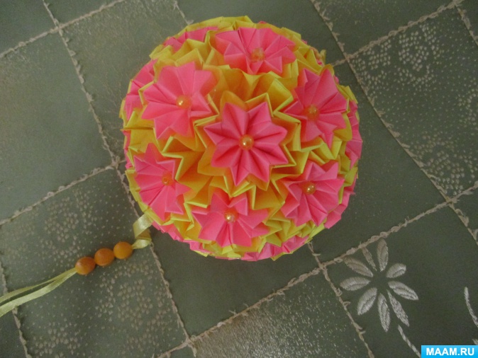 أمثلة صور Kusudama: ما هو - كيفية صنع كرة معيارية سحرية من الورق بيديك ، مخططات لتجميع زهور الأوريغامي