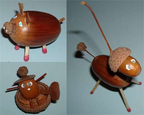 الحرف اليدوية من الجوز للأطفال الصورة