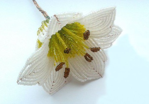 Κρίνος από χάντρες: τα καλύτερα εργαστήρια με φωτογραφίες