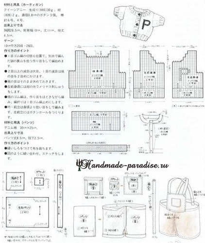 Neulottu muoti amigurumi -nukkeille. Järjestelmät (9)