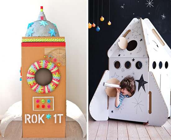 DIY håndværk fra kasser