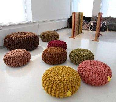 DIY μαξιλάρι δαπέδου Μαξιλάρι δαπέδου-πουφ φτιάξτε μόνοι σας, φωτογραφία