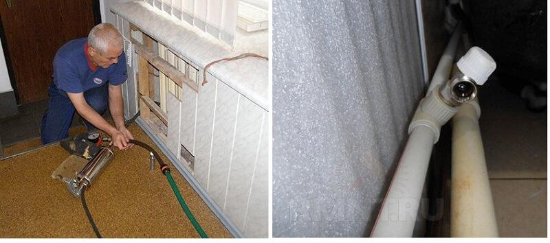 Fjernelse af luftlåsen