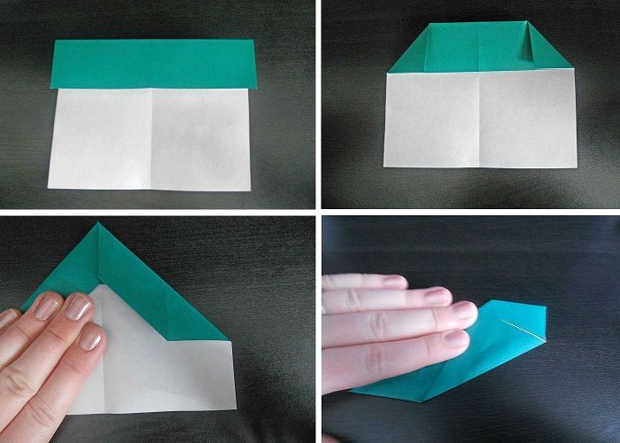 طائرة اوريغامي: خطوات قابلة للطي 1-4