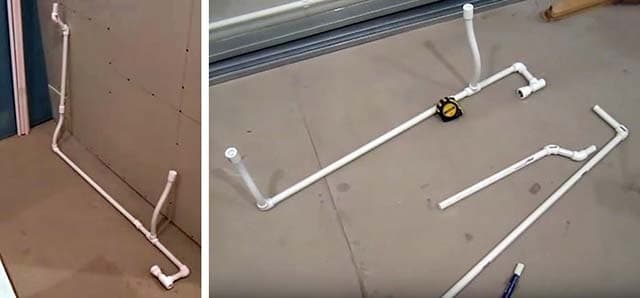 Tilslutning af sektioner af polypropylenrør Danner stykker af VVS -systemet