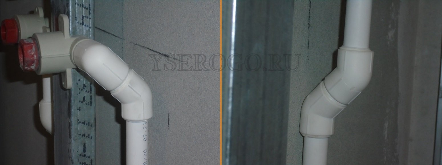 Eksempler på brug af 45 ° PP -hjørner