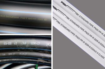 Hvad er SDR -rør - ved eksemplet på polyethylen- og PP -rør.