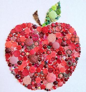 DIY -painikepaneeli Nappipaneeli omilla käsilläsi lahjaksi isoäidillesi