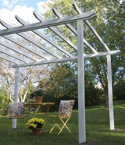 DIY pergola Sådan laver du en pergola med dine egne hænder