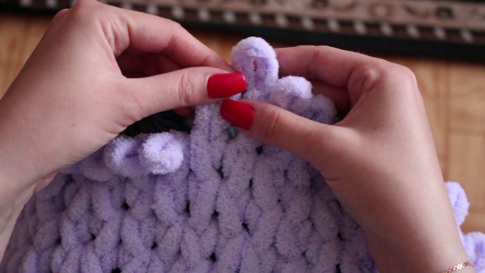 Plys tæppe uden strikkepinde