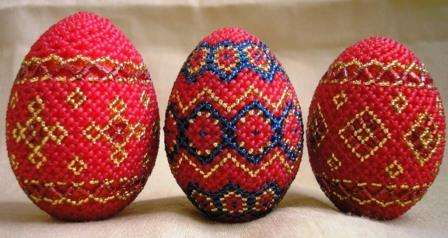 بيض عيد الفصح من الدرجة الرئيسية الخرز مع الفيديو خطوة بخطوة