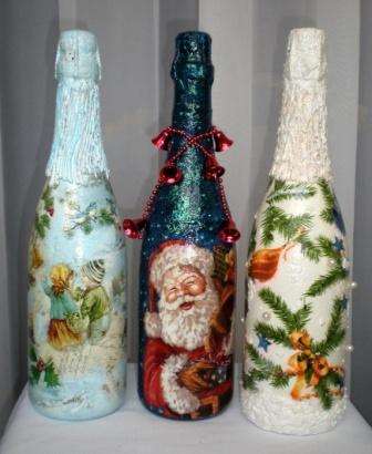 Na konci práce fľašu dvakrát prikryte akrylovým lakom lesklej textúry