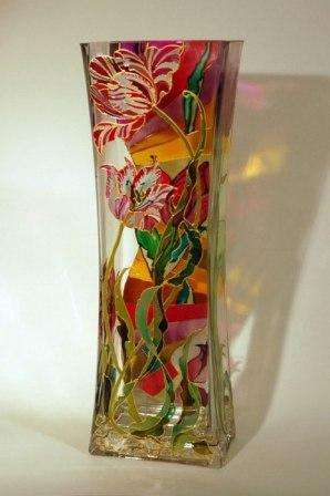 Decoupage blomstervase til mor mesterklasse