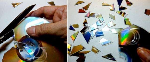 Pred rezaním kotúčov si musíte najskôr nasadiť okuliare, aby ste si chránili oči pred úlomkami.