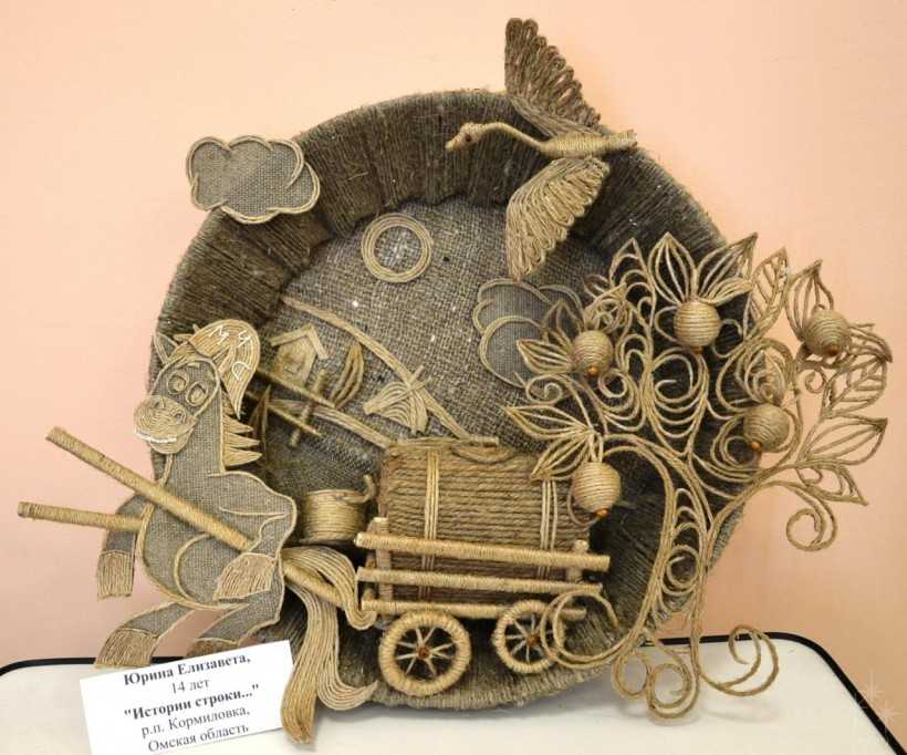 DIY jutové remeslá krok za krokom: jednoduché pokyny s fotografiami a popismi