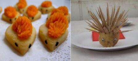 Perunoista voi tehdä käsitöitä osallistumalla johonkin kilpailuun, esimerkiksi Miss Autumn tai Spring. Mitä enemmän mielikuvitustasi kehitetään, sitä alkuperäisempiä perunaruokia voit valmistaa.