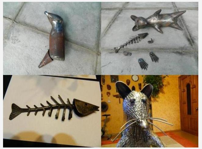 Καθαρίζουμε καλά ολόκληρο τον αρουραίο με μύλο.