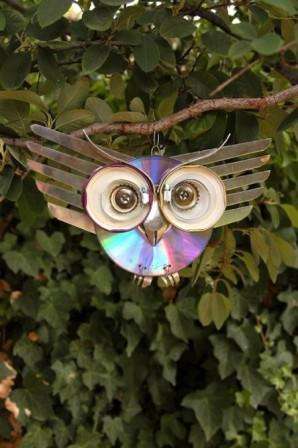 zaujímavé remeslá z diskov CD, ktoré môžete zavesiť