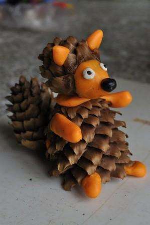 Käsityöt kartioista omin käsin, valokuvamallit lapsille Käsityöt männystä ja kuusen käpyistä lapsille ja aikuisille. Valokuvat ja kaaviot