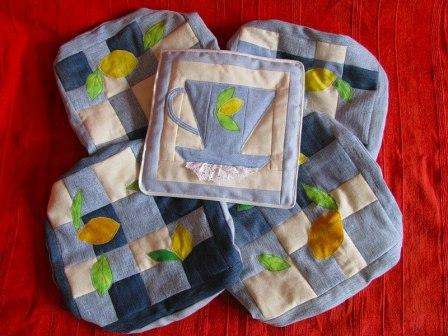 Voit myös ommella keittiöön koukkuja eri kappaleista ja palasista.