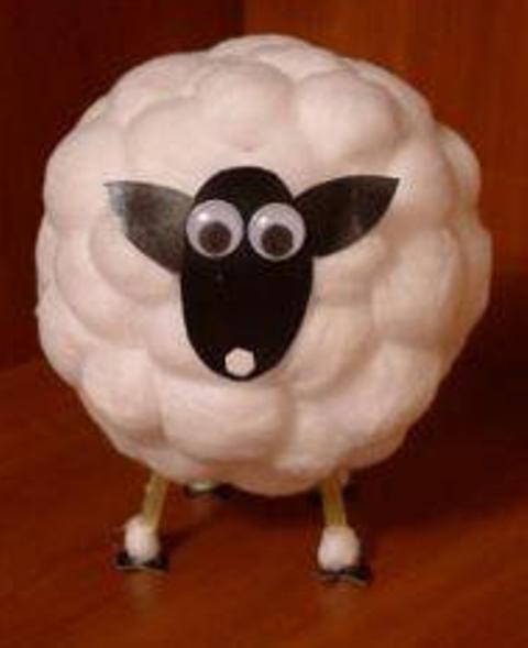 Χειροτεχνίες από βαμβακερό μαλλί DIY χειροτεχνίες από βαμβάκι