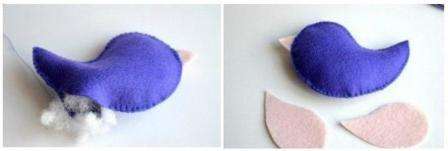 اصنع العديد من هذه الطيور بأحجام مختلفة لتكوين أم وأب وابن وابنة!