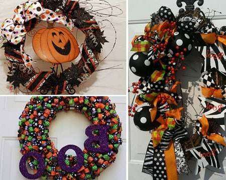 Sviatočné vence na Halloween