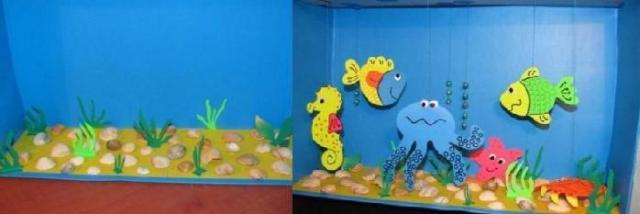 επιλογές για την κατασκευή χειροτεχνιών υποβρύχιου κόσμου από χαρτί