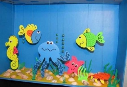 Υποβρύχιος κόσμος-χειροποίητη χειροτεχνία