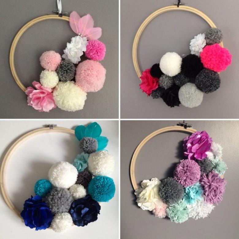 شدات الورد DIY - صور - أفكار لشدات الورد الأصلية محلية الصنع