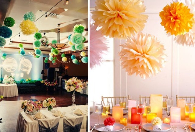 Pienet pom-pomit näyttävät myös alkuperäisiltä; niiden valmistukseen tarvitset vain yhden paperiarkin hiljaa