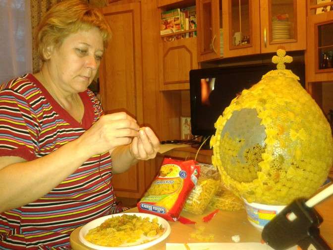 DIY pasta håndværk til påske 2017