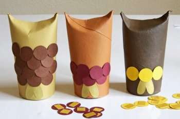 DIY -käsitöitä syksyn teemalla värillisestä paperista