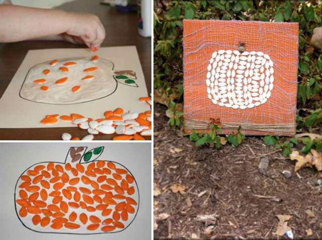 käsityöt värillisestä paperista syksyn teemalla