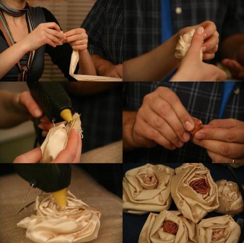 Κολλήστε τα άκρα μαζί με ένα πιστόλι κόλλας και κολλήστε στο Οθωμανό.