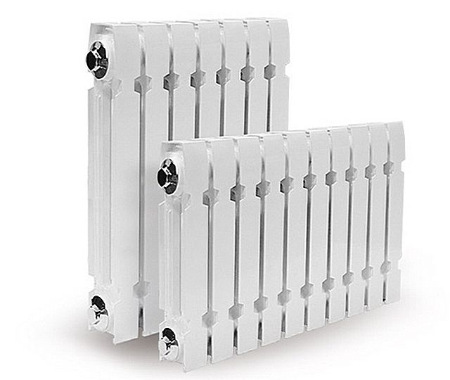 Moderne radiatorer i støbejern