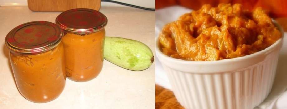 Kaupan kaltainen squash-kaviaari-resepti Herkullinen kesäkurpitsa kaviaari kuten kaupassa. Resepti valokuvan kanssa