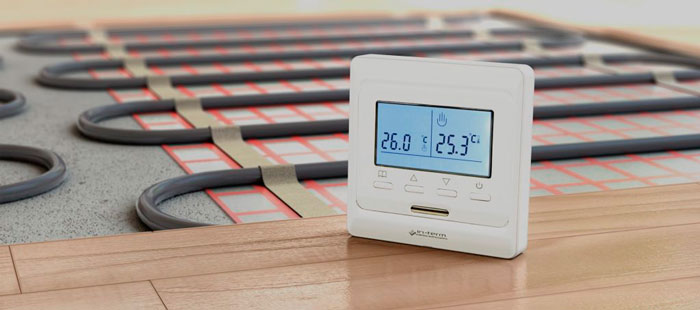 termostat pre teplú podlahu