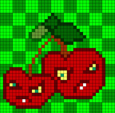 plody vyzerajú v bunkách originálne.