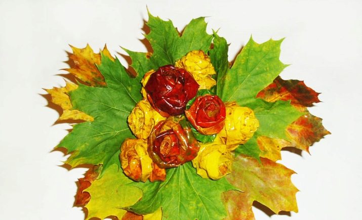 Tee-se-itse-vaahteranlehti ruusuja askel askeleelta valokuvalla aloittelijoille