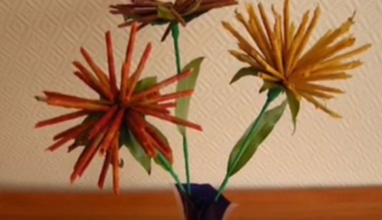 Krysanteemilehtikimppu