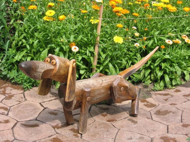 DIY havehåndværk fra improviserede midler - fotoideer til unikke produkter til haven