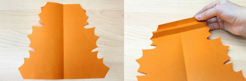 Malli vaahteranlehden piirtämiseen ja leikkaamiseen - kuinka piirtää vaahteranlehti, piirtää vaahteranlehti vaiheittain