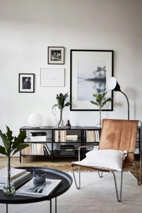 Модерни възможности за интериорен дизайн за едностаен апартамент