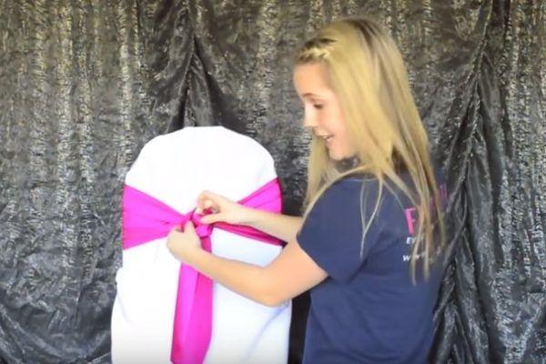 DIY häätuolin koristelu