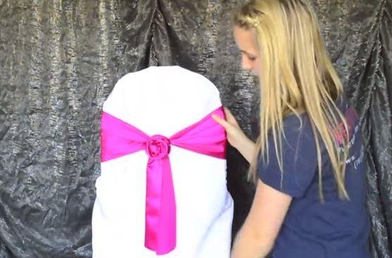 DIY häätuolin koristelu